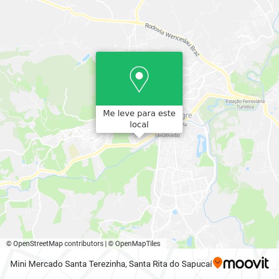 Mini Mercado Santa Terezinha mapa