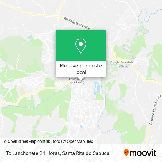 Tc Lanchonete 24 Horas mapa