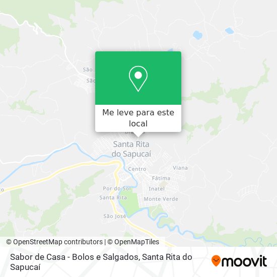 Sabor de Casa - Bolos e Salgados mapa