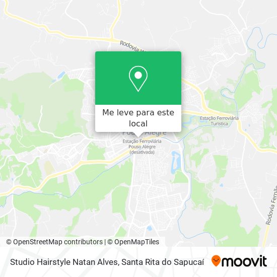 Studio Hairstyle Natan Alves mapa