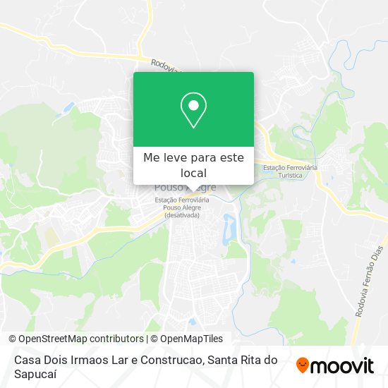 Casa Dois Irmaos Lar e Construcao mapa