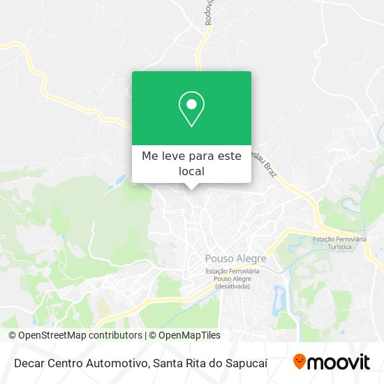 Decar Centro Automotivo mapa