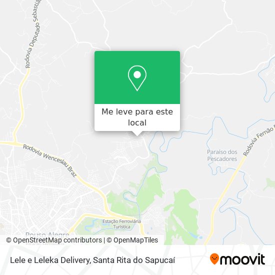 Lele e Leleka Delivery mapa
