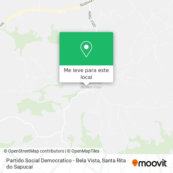 Partido Social Democratico - Bela Vista mapa
