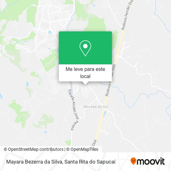 Mayara Bezerra da Silva mapa