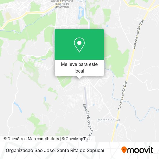 Organizacao Sao Jose mapa