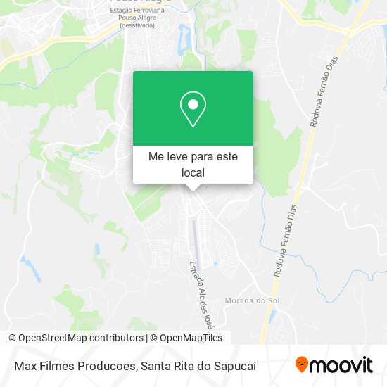 Max Filmes Producoes mapa