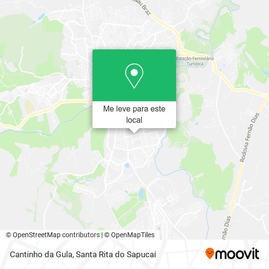 Cantinho da Gula mapa