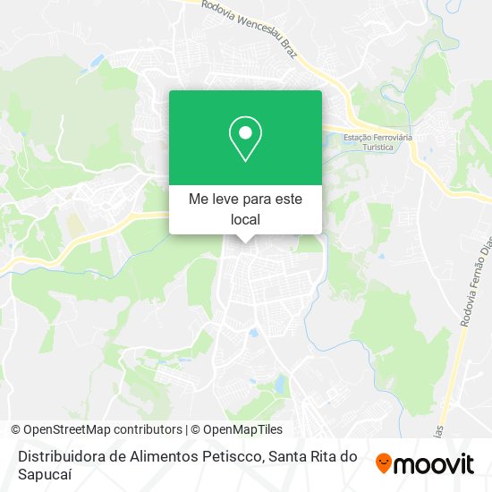 Distribuidora de Alimentos Petiscco mapa