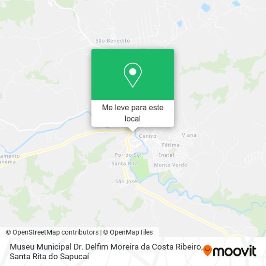 Museu Municipal Dr. Delfim Moreira da Costa Ribeiro mapa