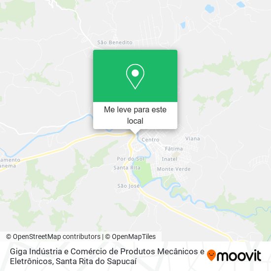 Giga Indústria e Comércio de Produtos Mecânicos e Eletrônicos mapa