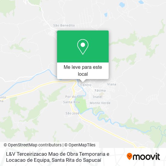 L&V Terceirizacao Mao de Obra Temporaria e Locacao de Equipa mapa