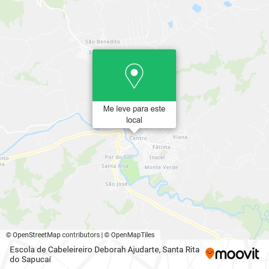 Escola de Cabeleireiro Deborah Ajudarte mapa