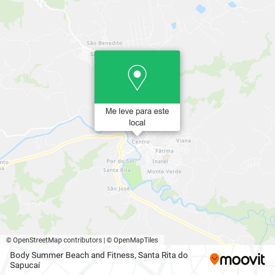 Body Summer Beach and Fitness mapa