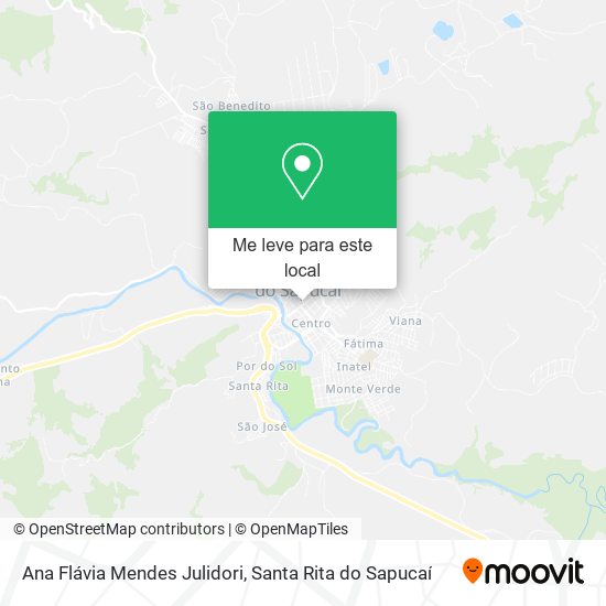 Ana Flávia Mendes Julidori mapa