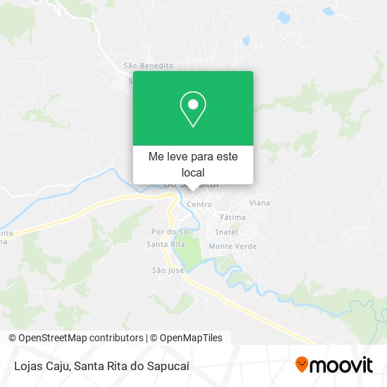Lojas Caju mapa
