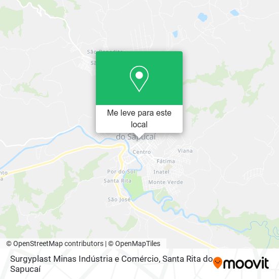 Surgyplast Minas Indústria e Comércio mapa