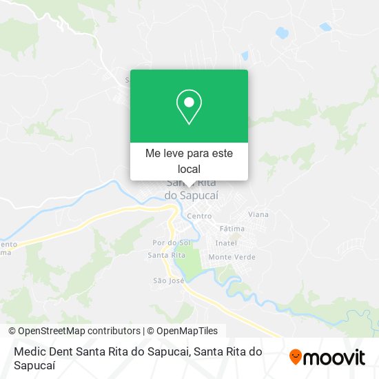 Medic Dent Santa Rita do Sapucai mapa