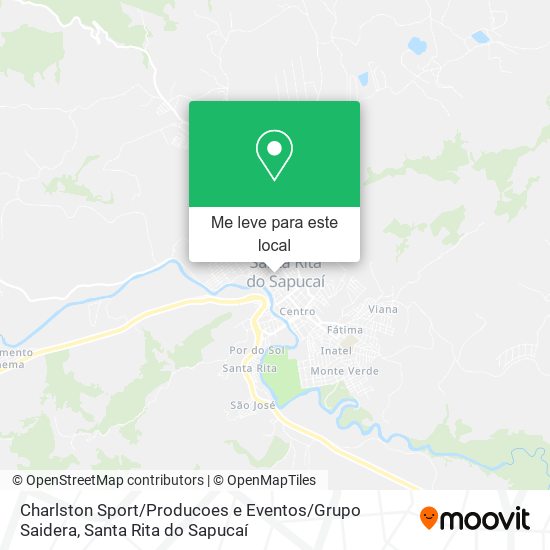 Charlston Sport / Producoes e Eventos / Grupo Saidera mapa