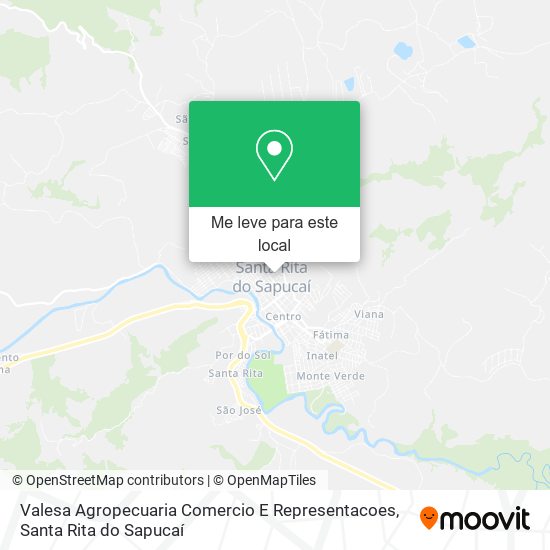 Valesa Agropecuaria Comercio E Representacoes mapa