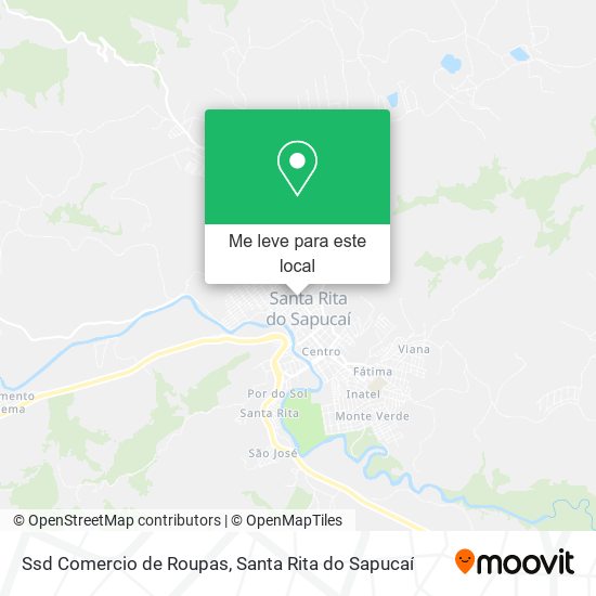 Ssd Comercio de Roupas mapa