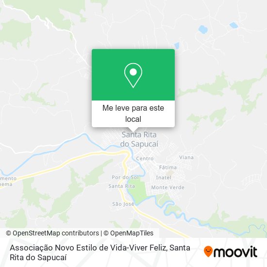 Associação Novo Estilo de Vida-Viver Feliz mapa