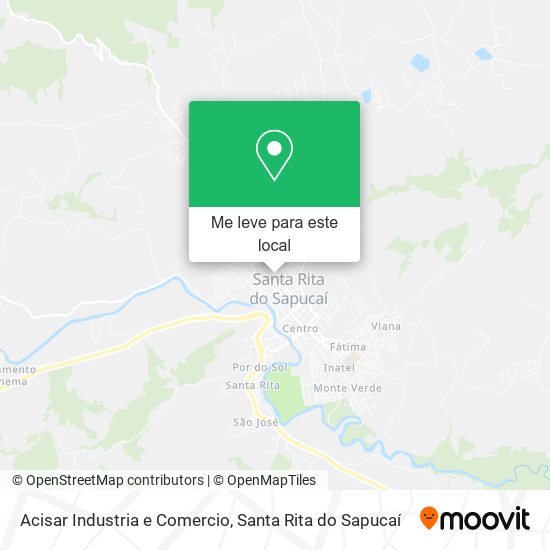 Acisar Industria e Comercio mapa