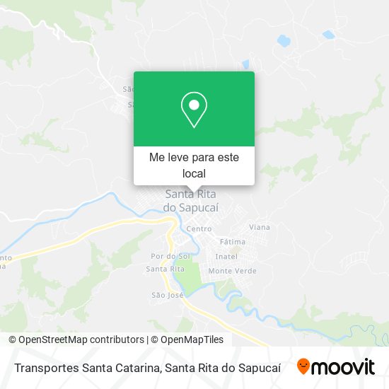 Transportes Santa Catarina mapa