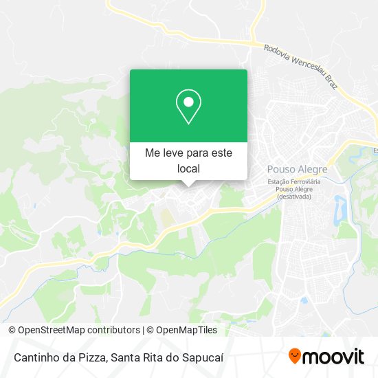 Cantinho da Pizza mapa