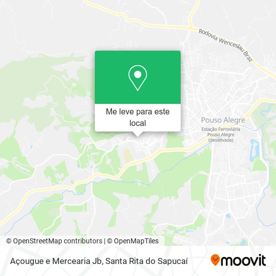Açougue e Mercearia Jb mapa