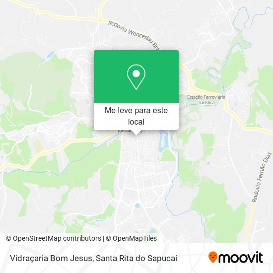 Vidraçaria Bom Jesus mapa