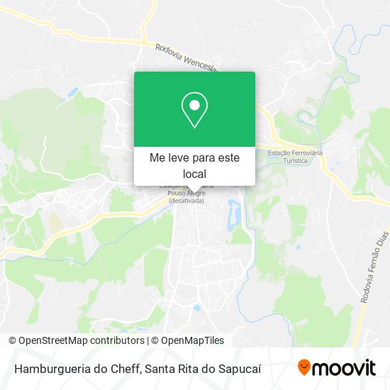 Hamburgueria do Cheff mapa