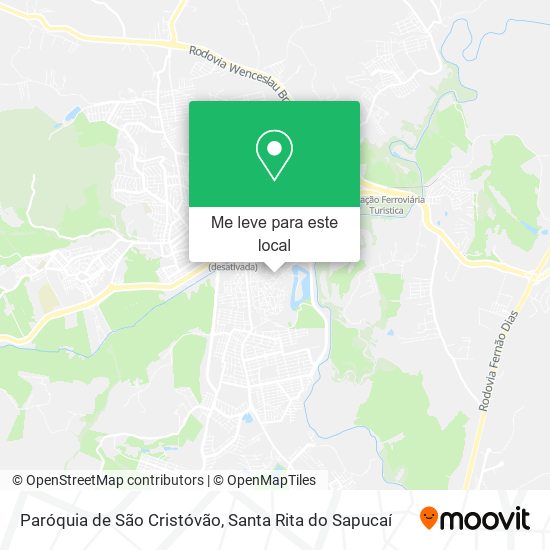 Paróquia de São Cristóvão mapa