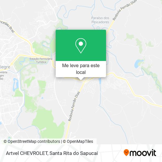 Artvel CHEVROLET mapa