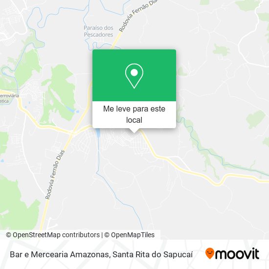 Bar e Mercearia Amazonas mapa