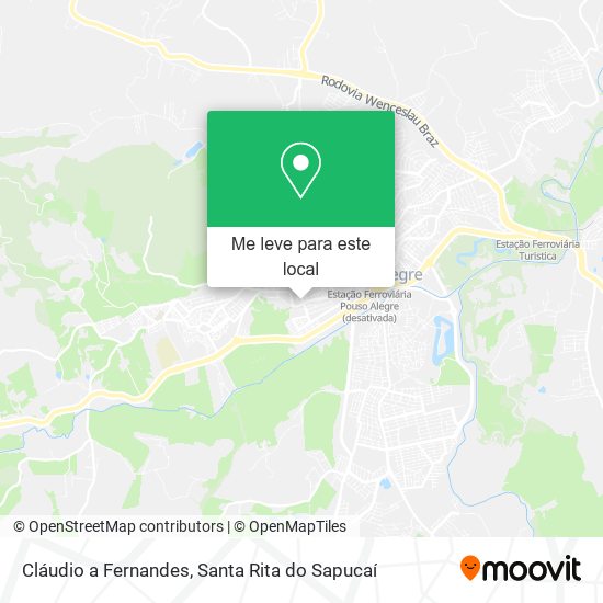 Cláudio a Fernandes mapa