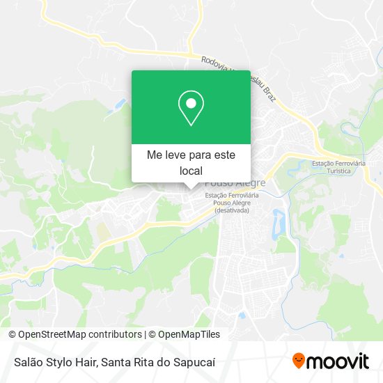 Salão Stylo Hair mapa