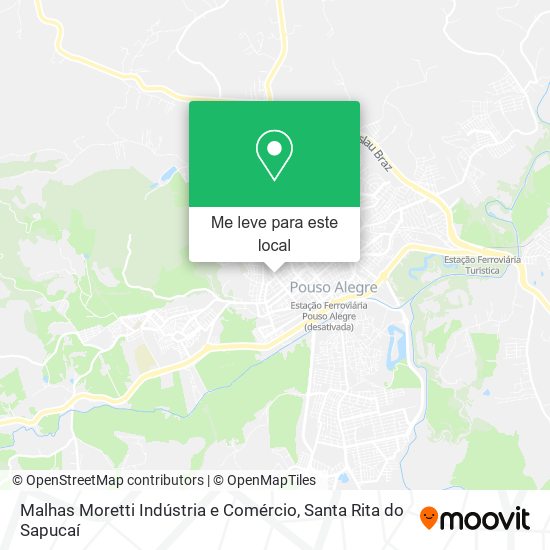 Malhas Moretti Indústria e Comércio mapa