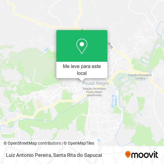 Luiz Antonio Pereira mapa