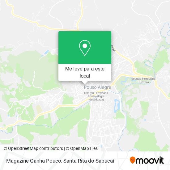 Magazine Ganha Pouco mapa