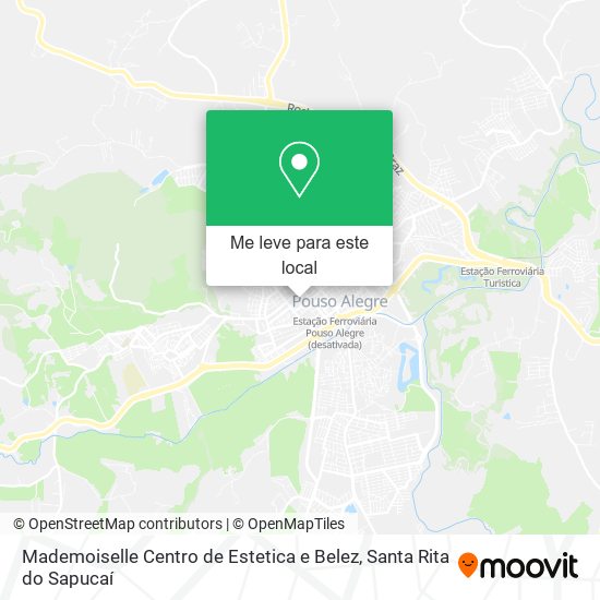 Mademoiselle Centro de Estetica e Belez mapa
