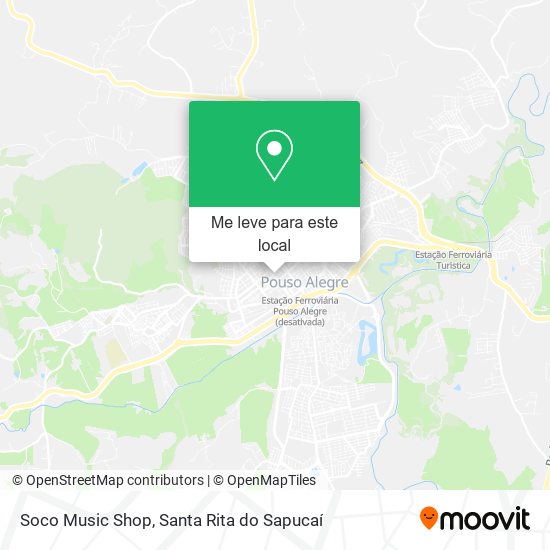 Soco Music Shop mapa