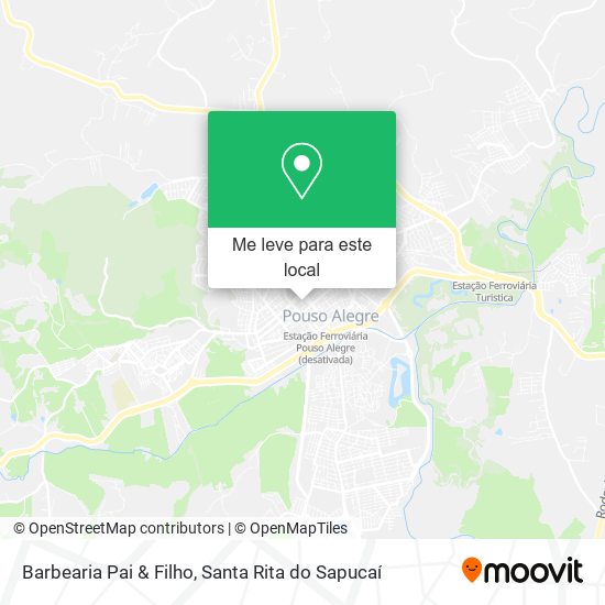 Barbearia Pai & Filho mapa