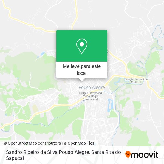 Sandro Ribeiro da Silva Pouso Alegre mapa
