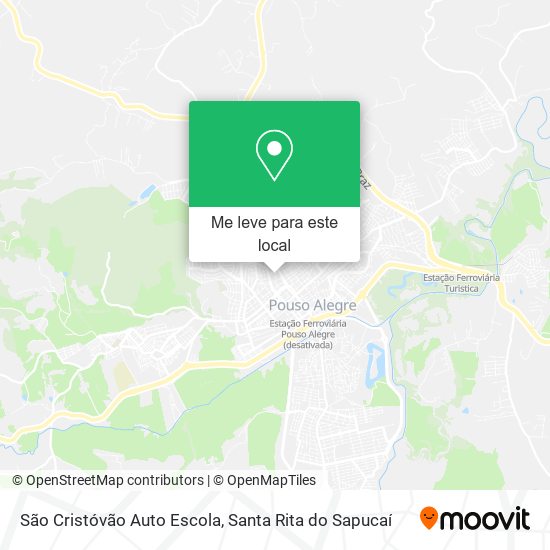 São Cristóvão Auto Escola mapa