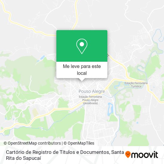 Cartório de Registro de Títulos e Documentos mapa