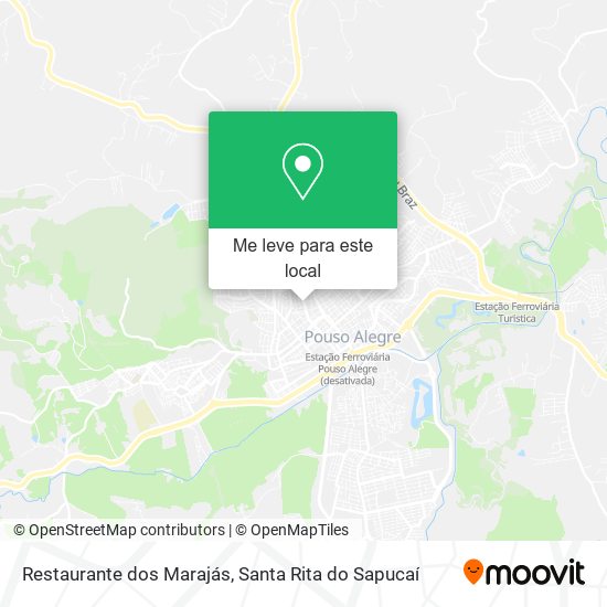 Restaurante dos Marajás mapa