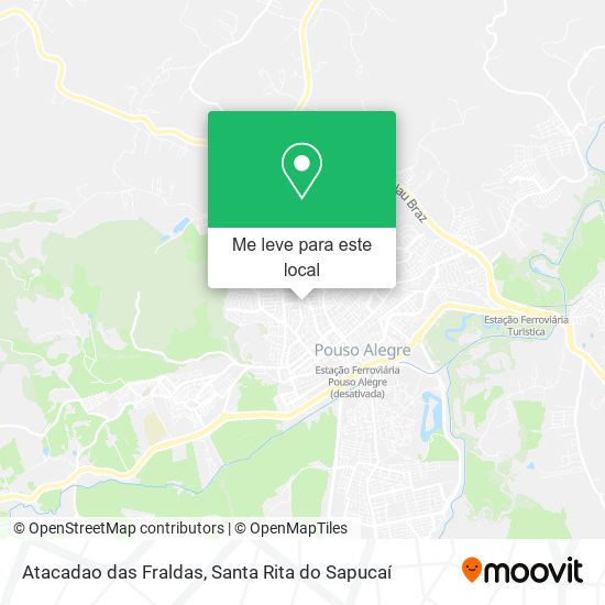 Atacadao das Fraldas mapa