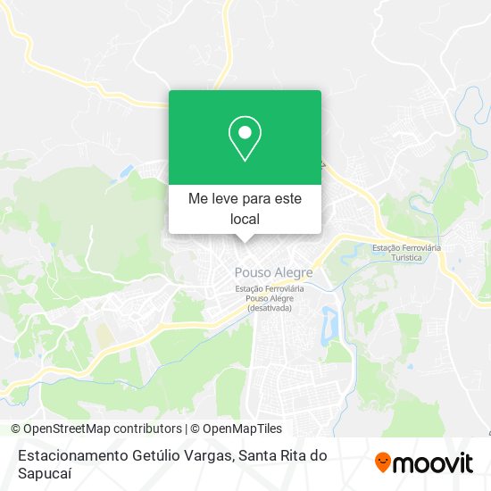 Estacionamento Getúlio Vargas mapa