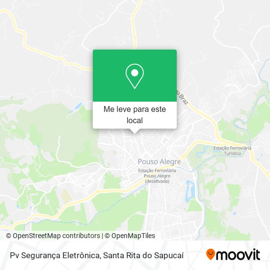 Pv Segurança Eletrônica mapa